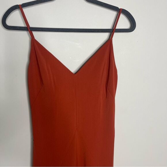 Thakoon midi slip dress in rust NWT - Picture 10 of 10